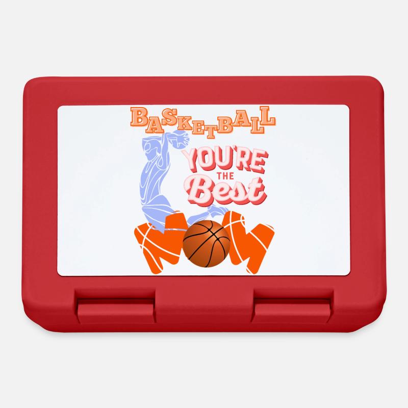 BASKETBALL, TU ES LA MEILLEURE MAMAN - Boîte à goûter - rouge