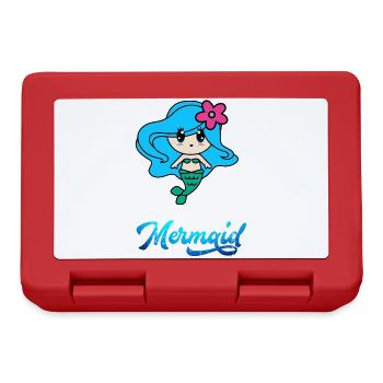 Mermaid fish sea mermaid gift idea - Lunchbox - red - Front