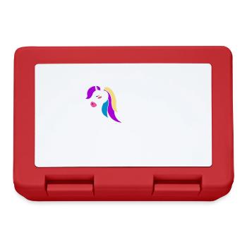 ALL crazy HERE. Come unicorn, let's go! - Lunchbox - red - Front