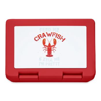 Cool lobster shirt I gift - Lunchbox - red - Front