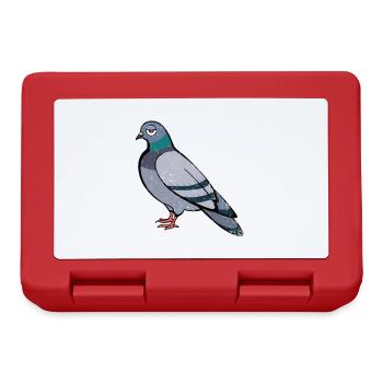 Funny Dove Funny Dewdrop Gift Vintage - Boîte à goûter - rouge - Devant