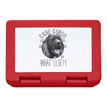 Cane Corso Quoi d’autre ? Chien chienfeet moloss - Boîte à goûter - rouge - Devant