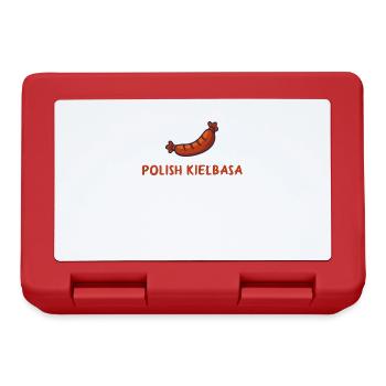 Saucisse polonaise pour Pologne Polska - Boîte à goûter - rouge - Devant