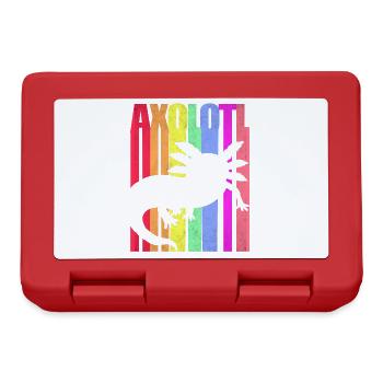 axolotl - Lunchbox - red - Front
