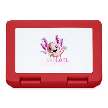 axolotl - Lunchbox - red - Front