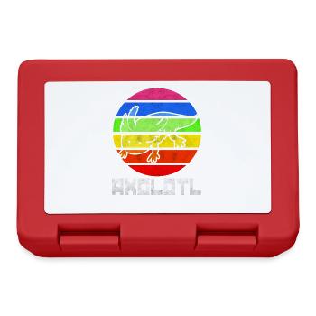 axolotl - Lunchbox - red - Front