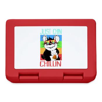 Chinchilla - Brotdose - Rot - Vorne