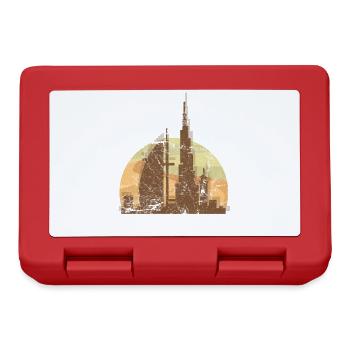 Dubai Tourism Tower City Center Sun Gift - Lunchbox - red - Front