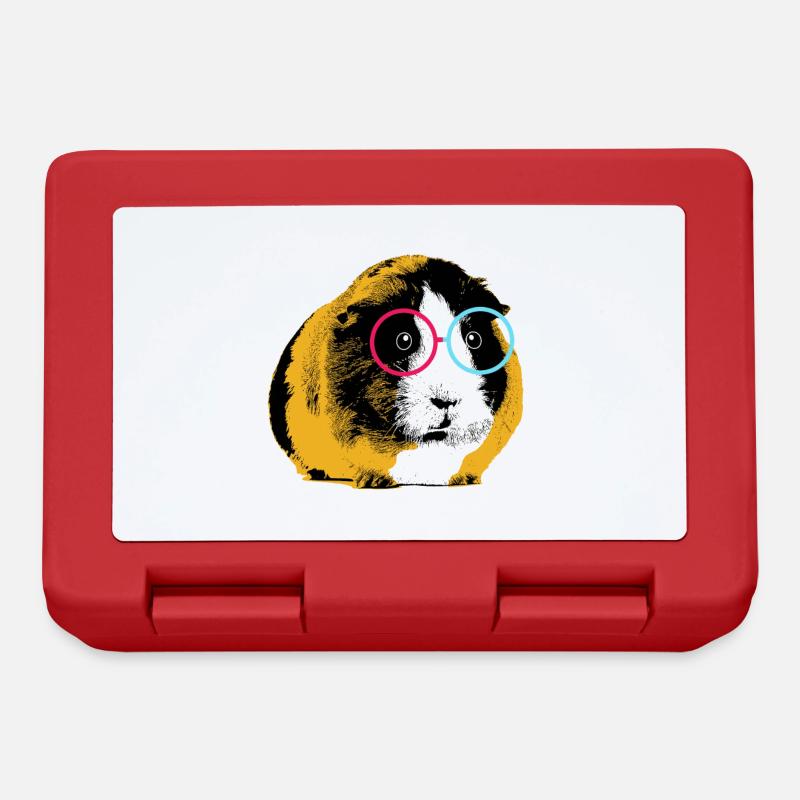 Guinea pig - Lunchbox - red