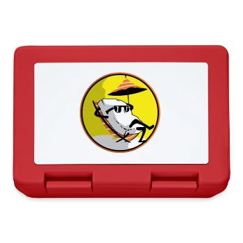 Sushi Go Rice Japan Tokyo Miso Nigiri Maki Udon - Lunchbox - red - Front