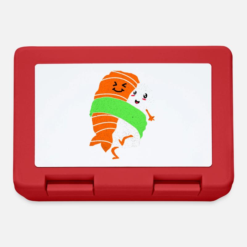 Sushi - Boîte à goûter - rouge
