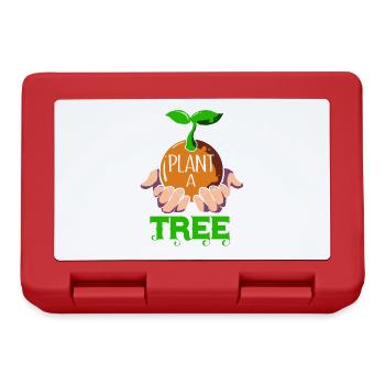 Climate Change Earth Day Environmental Protection Eco Organic Earth - Lunchbox - red - Front