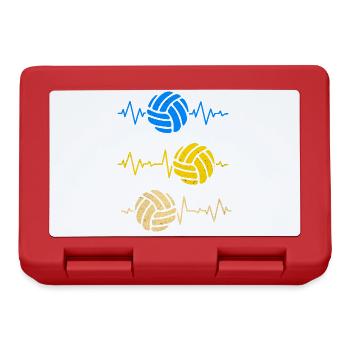 Volleyball - Lunchbox - red - Front