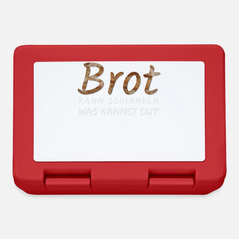 Bread can mold, what can you do? - Lunchbox - red