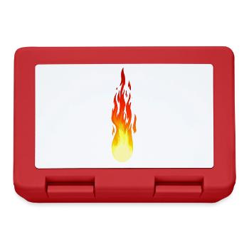 Comet Flame Fire Inferno Flame Fiery - Lunchbox - red - Front