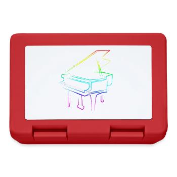 Piano - Lunchbox - red - Front