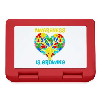 Autism - Lunchbox - red - Front