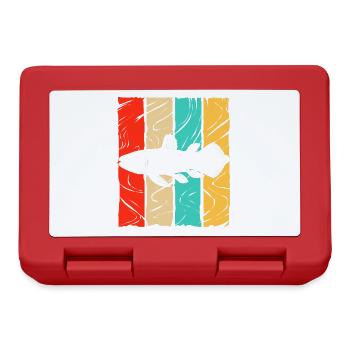 Coelacanth Extinct Fossil Fish Gift - Lunchbox - red - Front