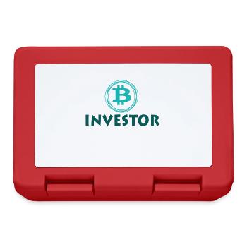 Investor for Bitcoin - Investor for Bitcoin - Lunchbox - red - Front