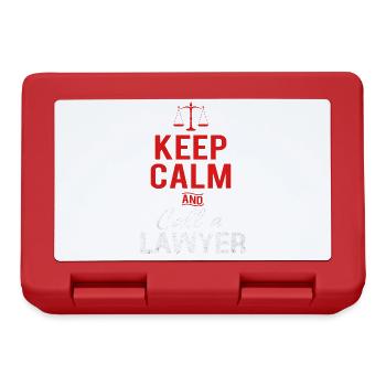 Avocat avocat juge - Boîte à goûter - rouge - Devant