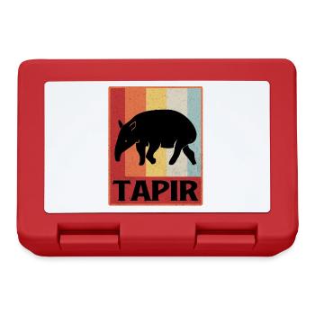 Tapir - Brotdose - Rot - Vorne
