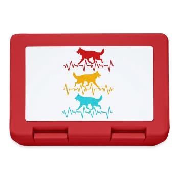 German Shepherd - Lunchbox - red - Front