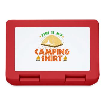 Camping - Lunchbox - red - Front
