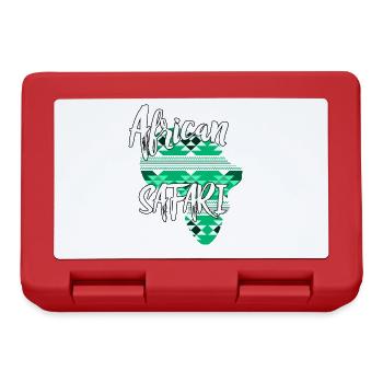 African Safari Afrika Serengeti Kontinent Wildnis - Brotdose - Rot - Vorne