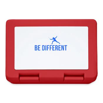 Fencing Fencer Funny Sport Saying Logo Gift - Lunchbox - red - Front
