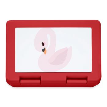 cygne - Boîte à goûter - rouge - Devant
