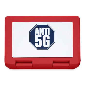 Technologie de rayonnement du réseau opposé 5G - Boîte à goûter - rouge - Devant