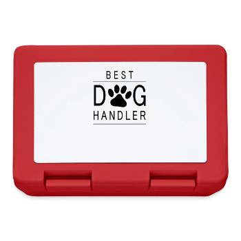 Hundetraining Diensthund Team Hundeführer Trainer - Brotdose - Rot - Vorne