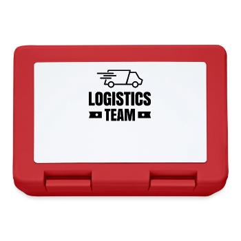 Logistician logistics profession freight forwarding gift - Lunchbox - red - Front