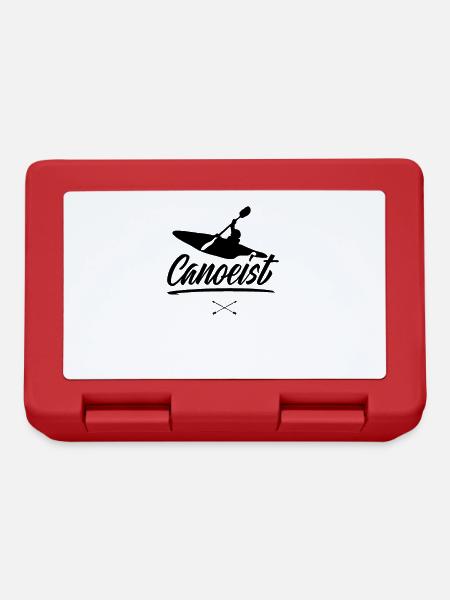 Canoeists Canoeing Canoeing Canoe Canoe Tour - Lunchbox - red