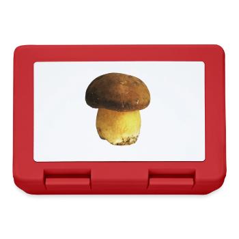 Steinpilz Pilzsammler Geschenk - Brotdose - Rot - Vorne