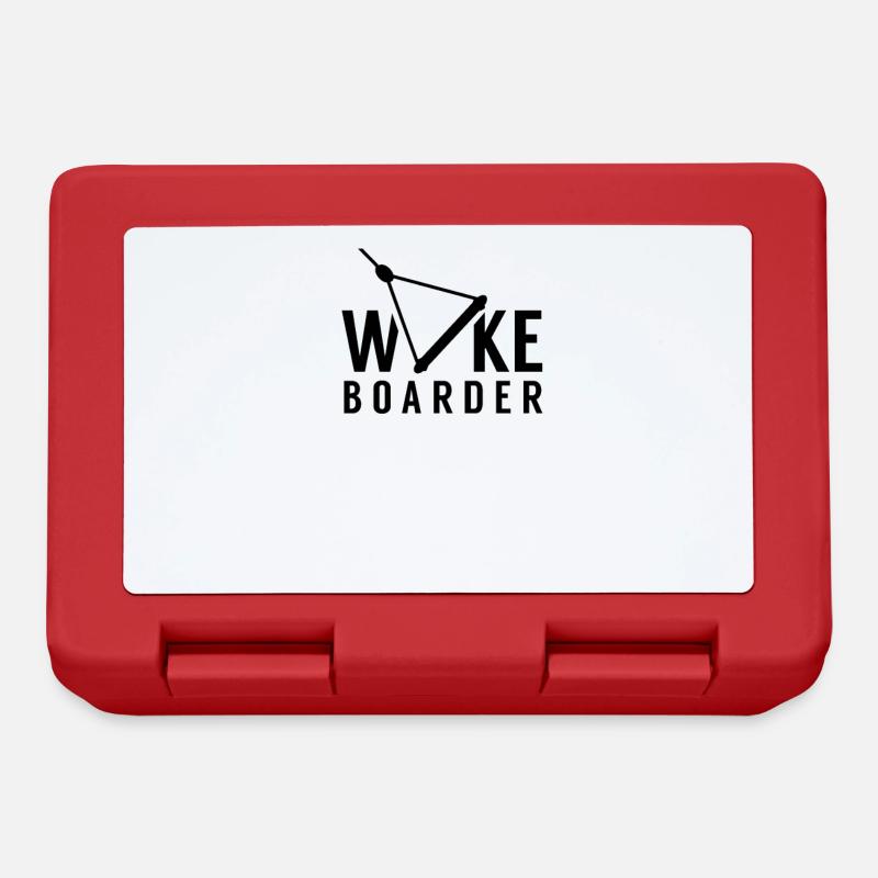 Wakeboarder wakeboard wakeboarding wake - Lunchbox - red