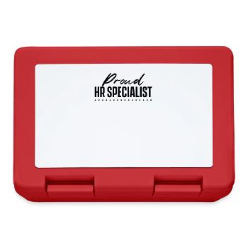 Spécialiste fier de RH Spécialiste De L’emploi Personnel DR - Boîte à goûter - rouge - Devant
