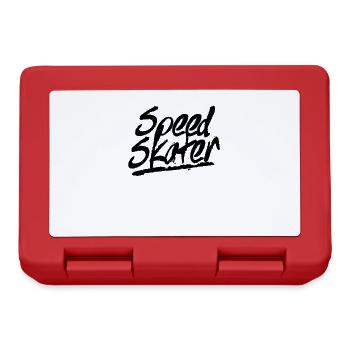 Speed Skater Skating Speed Skating Skating - Lunchbox - red - Front