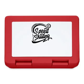 Speed Skating Inline Skating Speed Skater - Lunchbox - red - Front