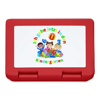 Ich gehe jetzt in den Kindergarten-Kindergarten - Brotdose - Rot - Vorne