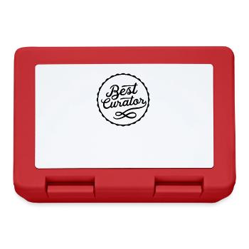 Best Curator Curation Curating Curator - Lunchbox - red - Front