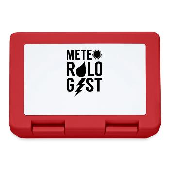 Meteorologist weather forecast meteorology - Lunchbox - red - Front