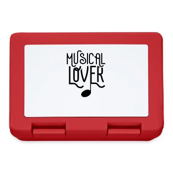 Musical lovers funny theater musicals - Lunchbox - red - Front