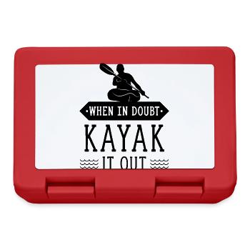 Kayak Wassersport Kajak Kajakfahrer Kajakfahren - Boîte à goûter - rouge - Devant