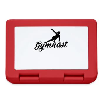 Gymnastic gymnastics acrobat gymnastics gymnastics - Lunchbox - red - Front