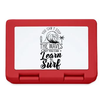 Vous pouvez apprendre Surf surfeur - Boîte à goûter - rouge - Devant