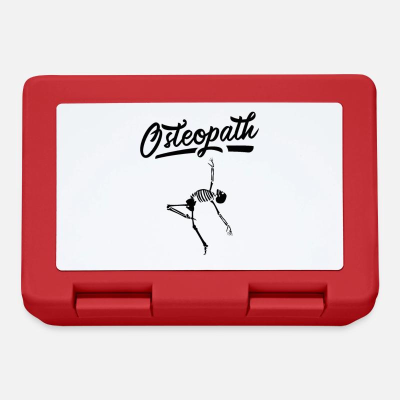 Osteopath Chiropraktik Osteopathen Osteopathie - Brotdose - Rot