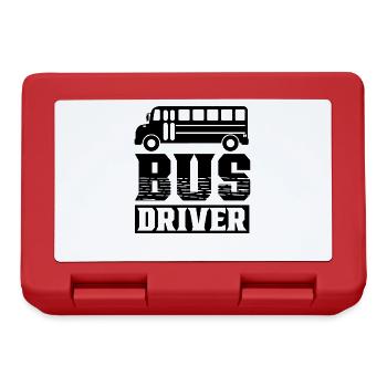 Bus driver Profession Bus driver Bus - Lunchbox - red - Front