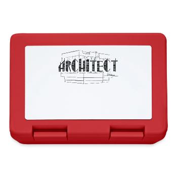 Architecte Métier Architecture Architecte étudiant - Boîte à goûter - rouge - Devant