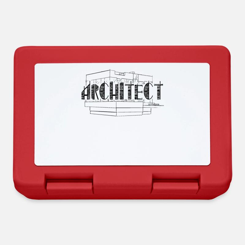 Architekt Beruf Architektur Student Architektin - Brotdose - Rot
